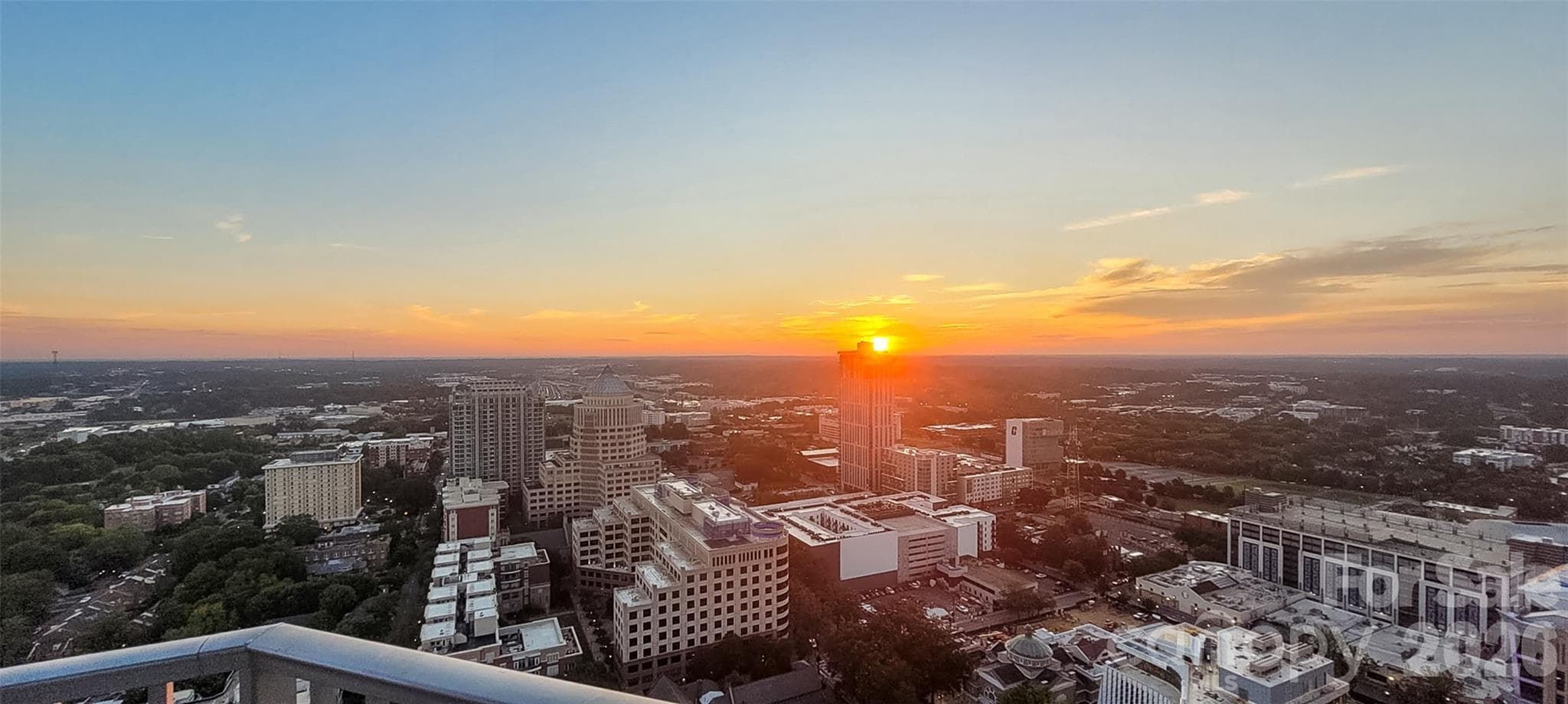 Sunrise view from the balcony - 210 N Church Street, Charlotte