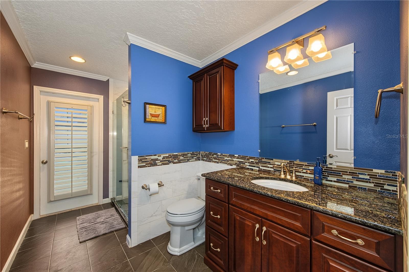 updated pool bathroom - 2233 PINNACLE CIR S, PALM HARBOR