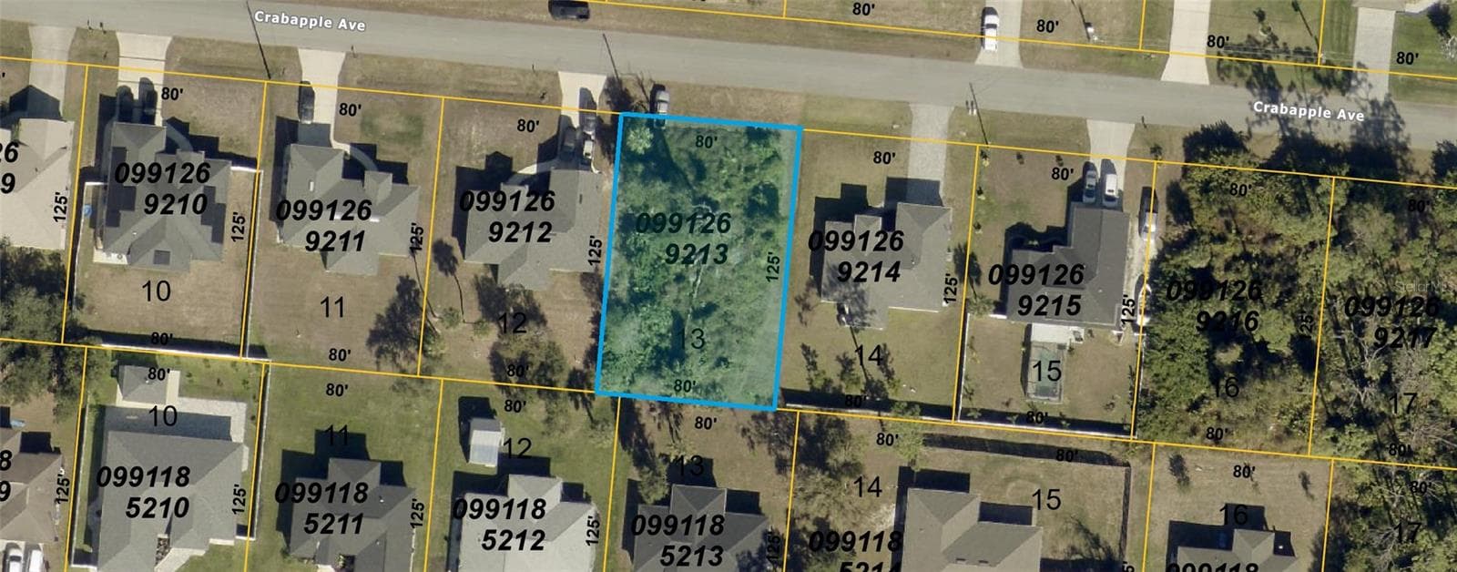 LOT 13, CRABAPPLE AVE