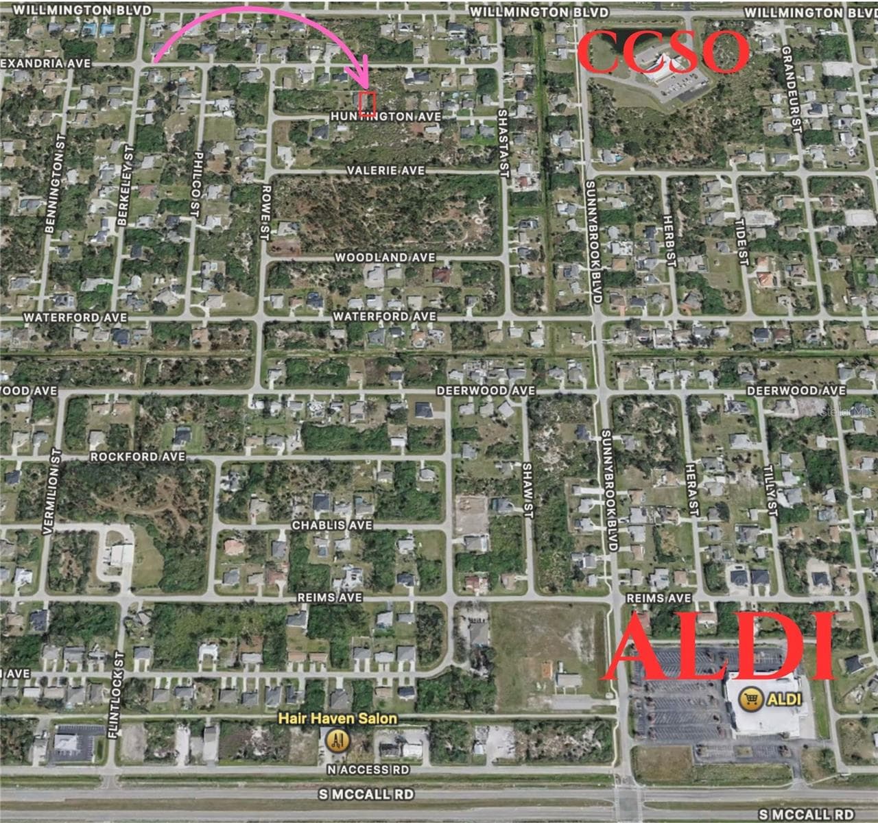 Land at 10446 HUNTINGTON AVE, ENGLEWOOD, photo 4 of 4