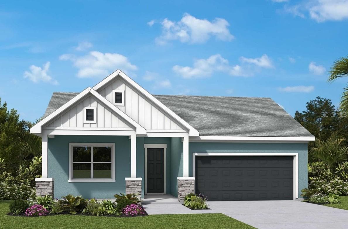 Front Exterior Rendering **Paint Colors May Vary - 5049 SEA BRANCH AVE, APOLLO BEACH