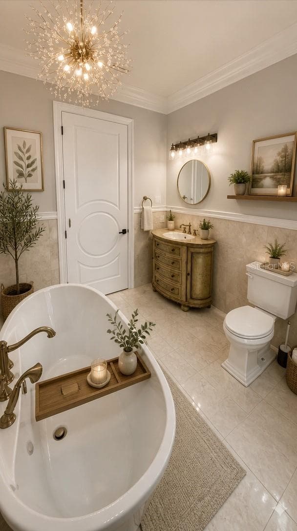 Downstairs Bathroom Staged - 420 S ROYAL POINCIANA DR, TAMPA