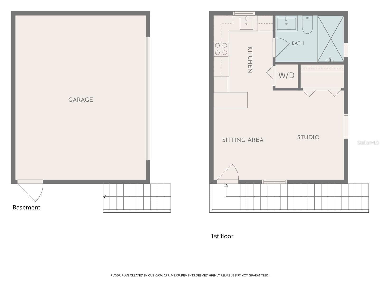 Detached Garage / ADU Floorplan - 1207 E ELLICOTT ST, TAMPA