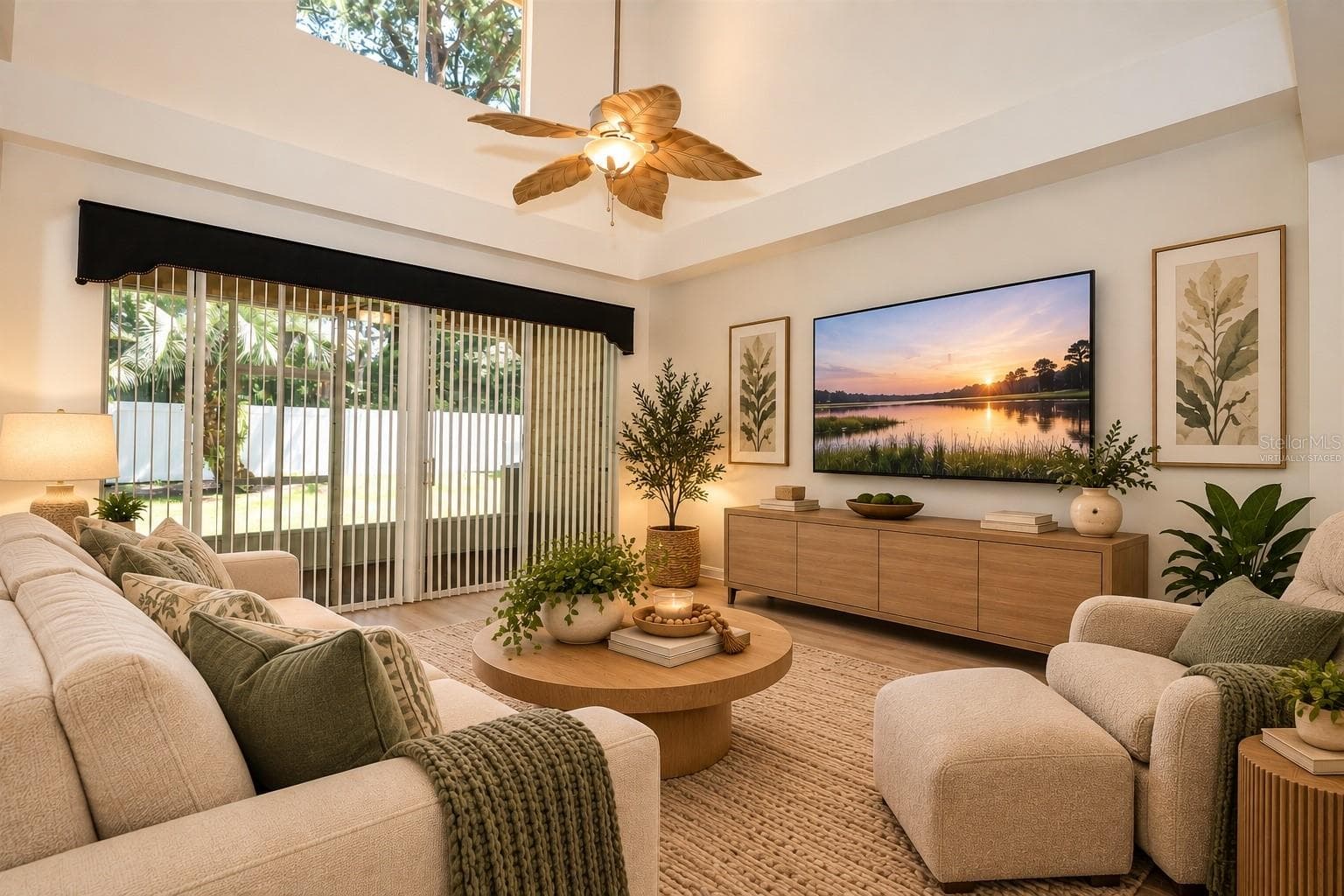 VIRTUALLY STAGED FAMILY ROOM - 2247 WEKIVA VILLAGE LN, APOPKA