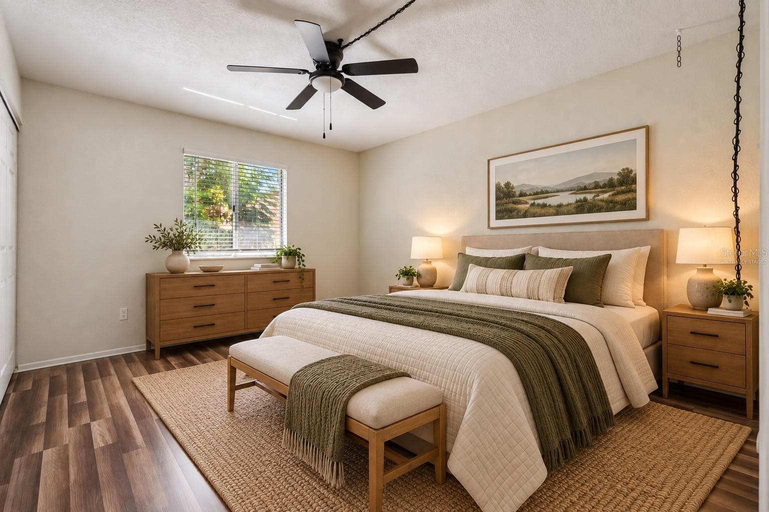 Bedroom 1 - Virtually Staged - 2856 N POWERS DR #115, ORLANDO