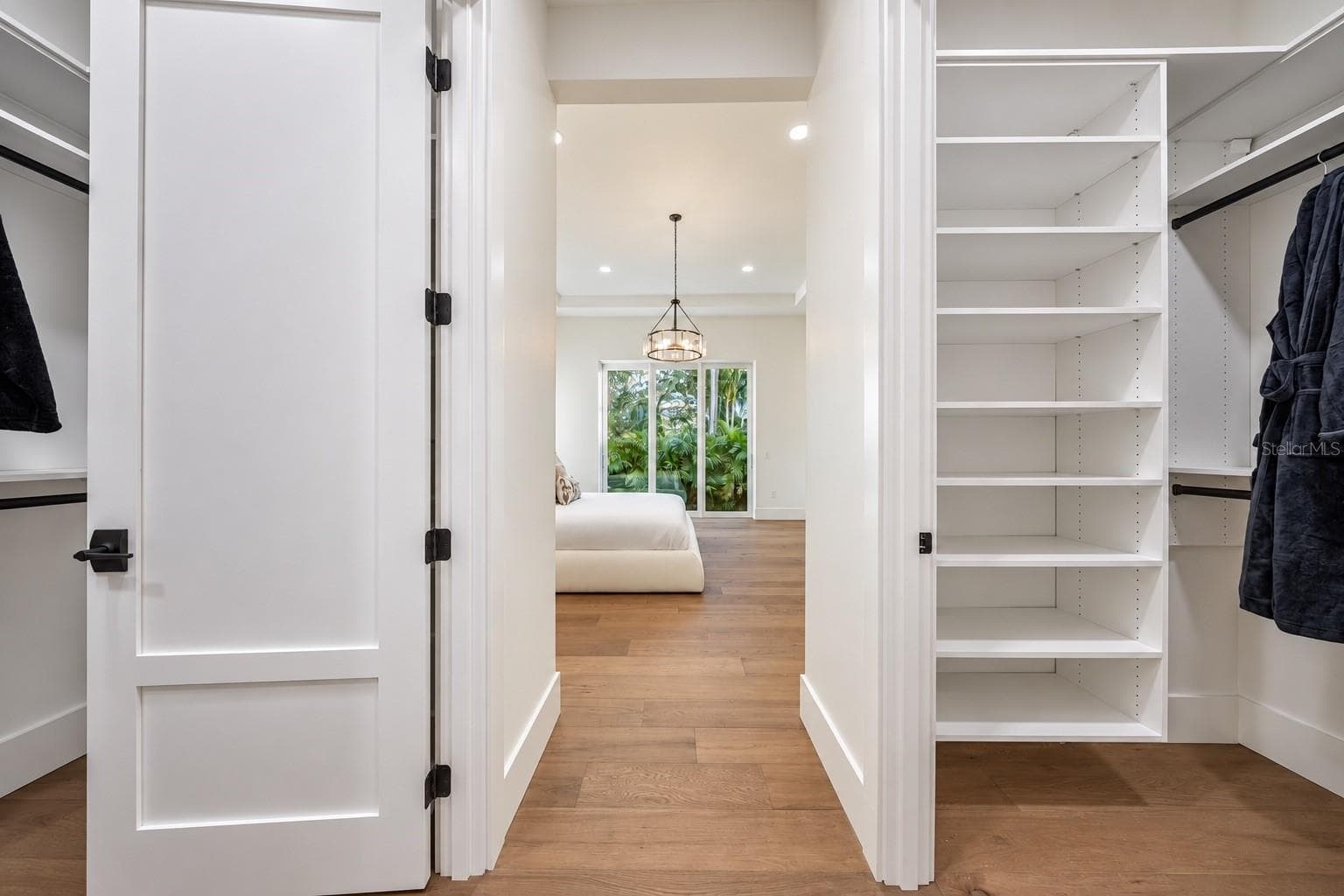 His and hers closets - 2420 FLOYD ST, SARASOTA