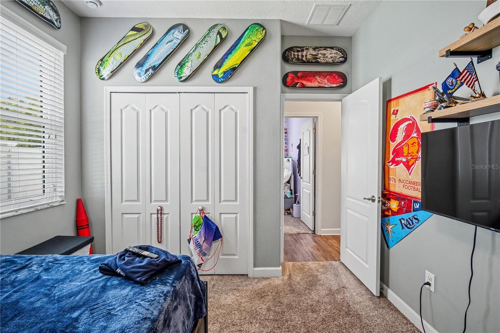 Bedroom 2 Closet Split Floorplan on Northern Side - 18756 BURNDALL CT, LAND O LAKES