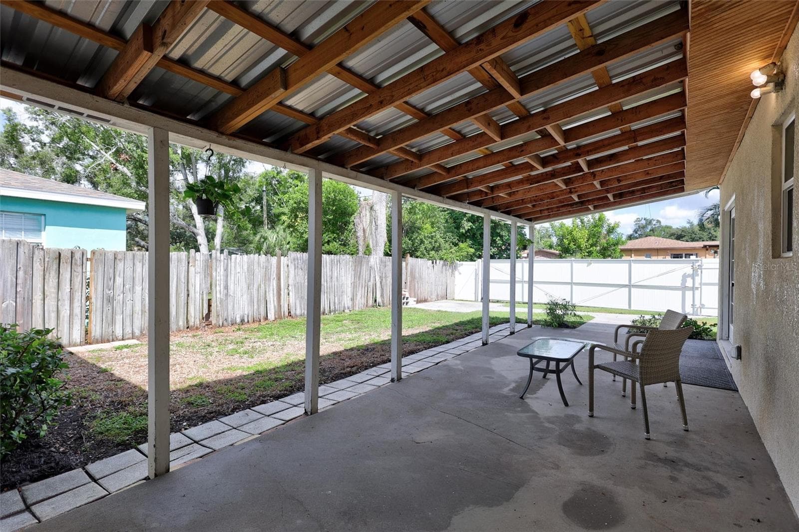 Shaded back patio - 5337 2ND AVE N, ST PETERSBURG