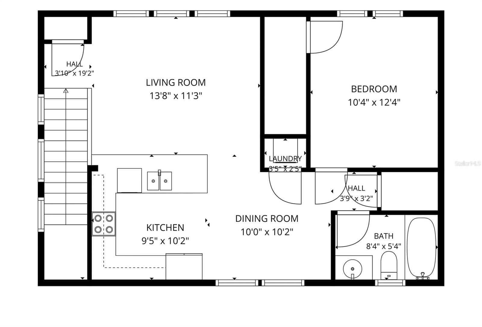 Floorplan, Apartment - 13817 ELIOT AVE, ORLANDO