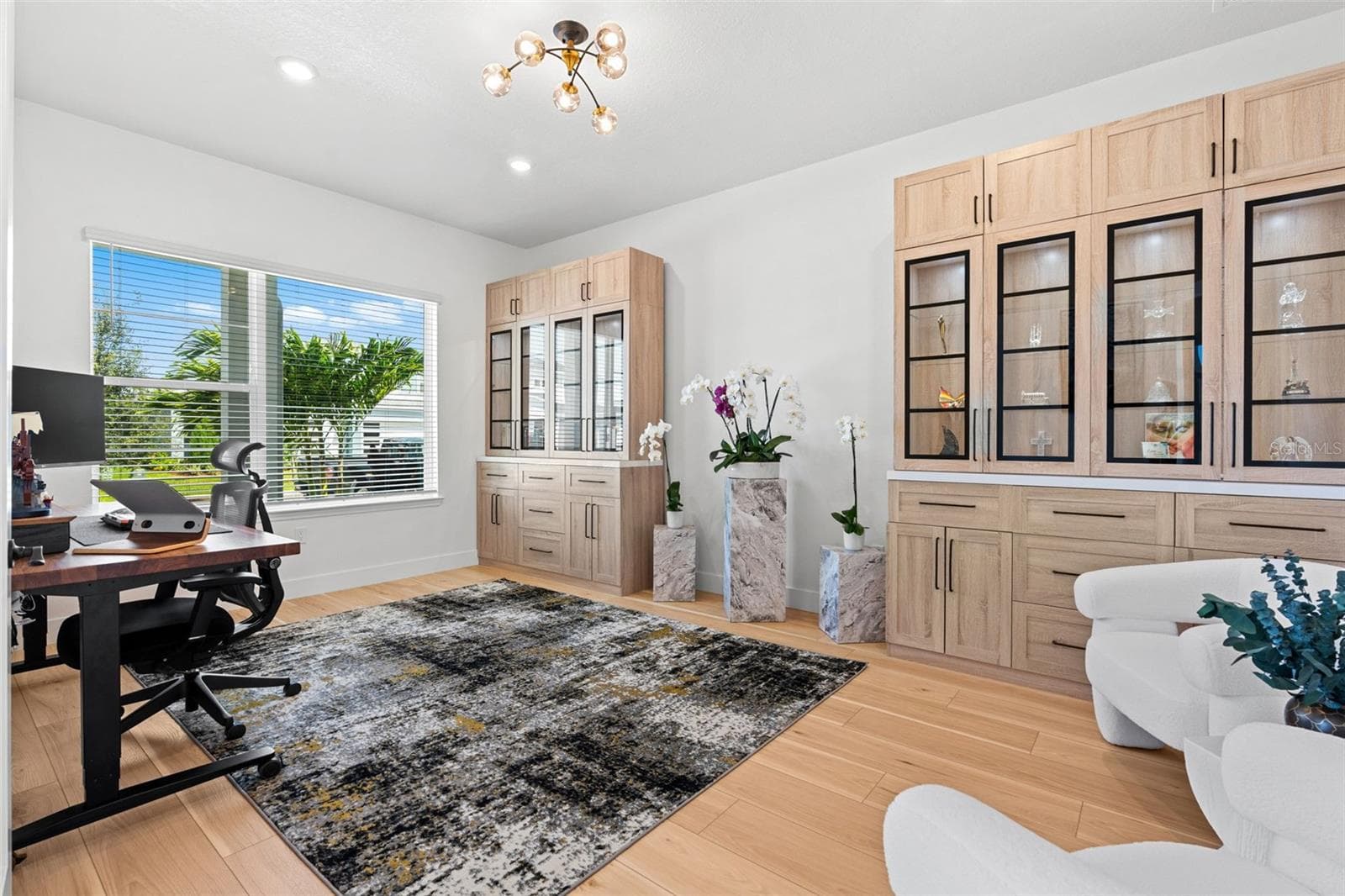 Large office/flex space at the front of the home. - 4617 GOLDEN BIRCH AVE, CLERMONT
