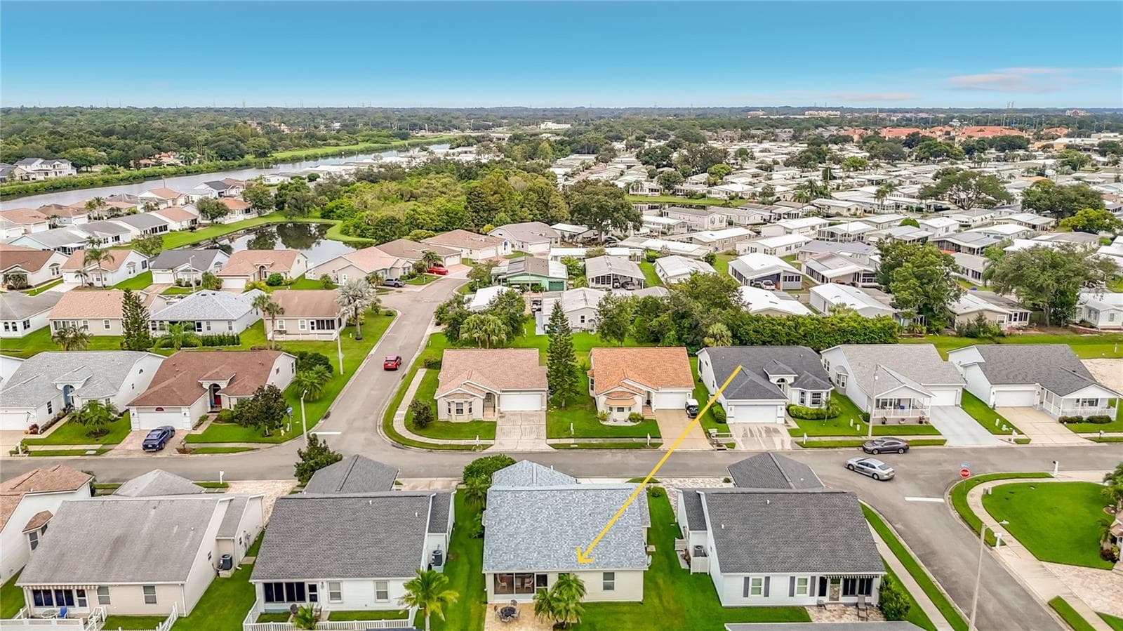 Aerial View North West - 572 SALMON CT, OLDSMAR
