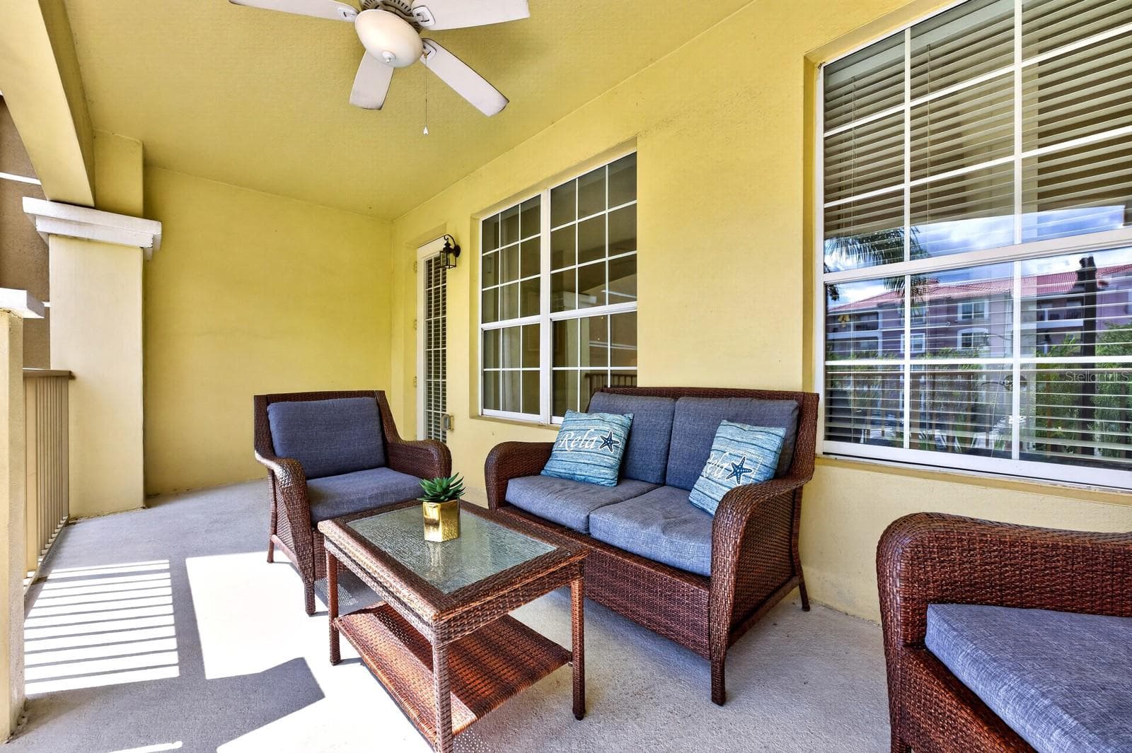 Covered balcony. - 5049 SHOREWAY LOOP #1-201, ORLANDO