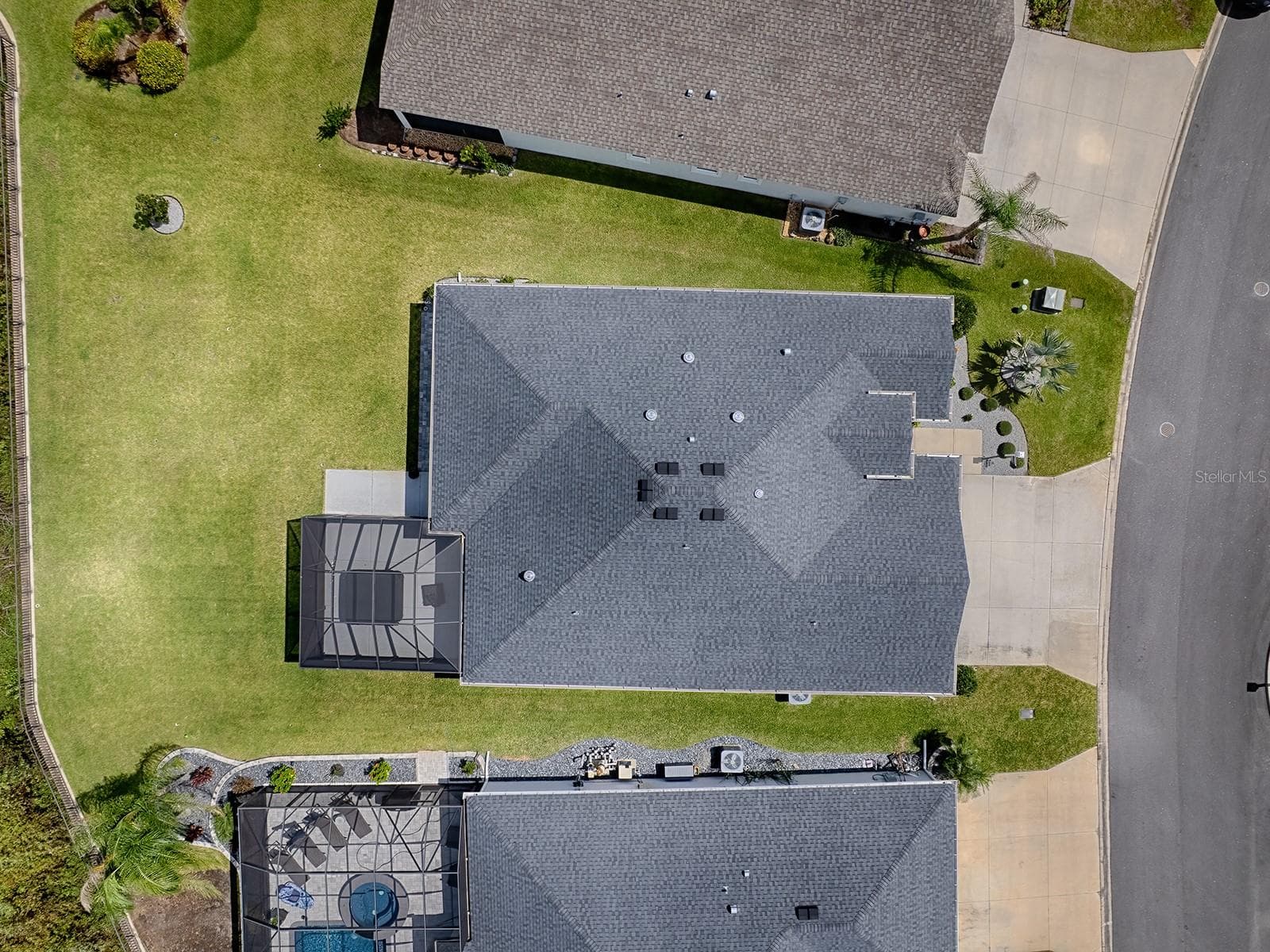 AERIAL VIEW SHOWING THE FOOTPRINT. - 3075 LICCIARDELLO PATH, THE VILLAGES