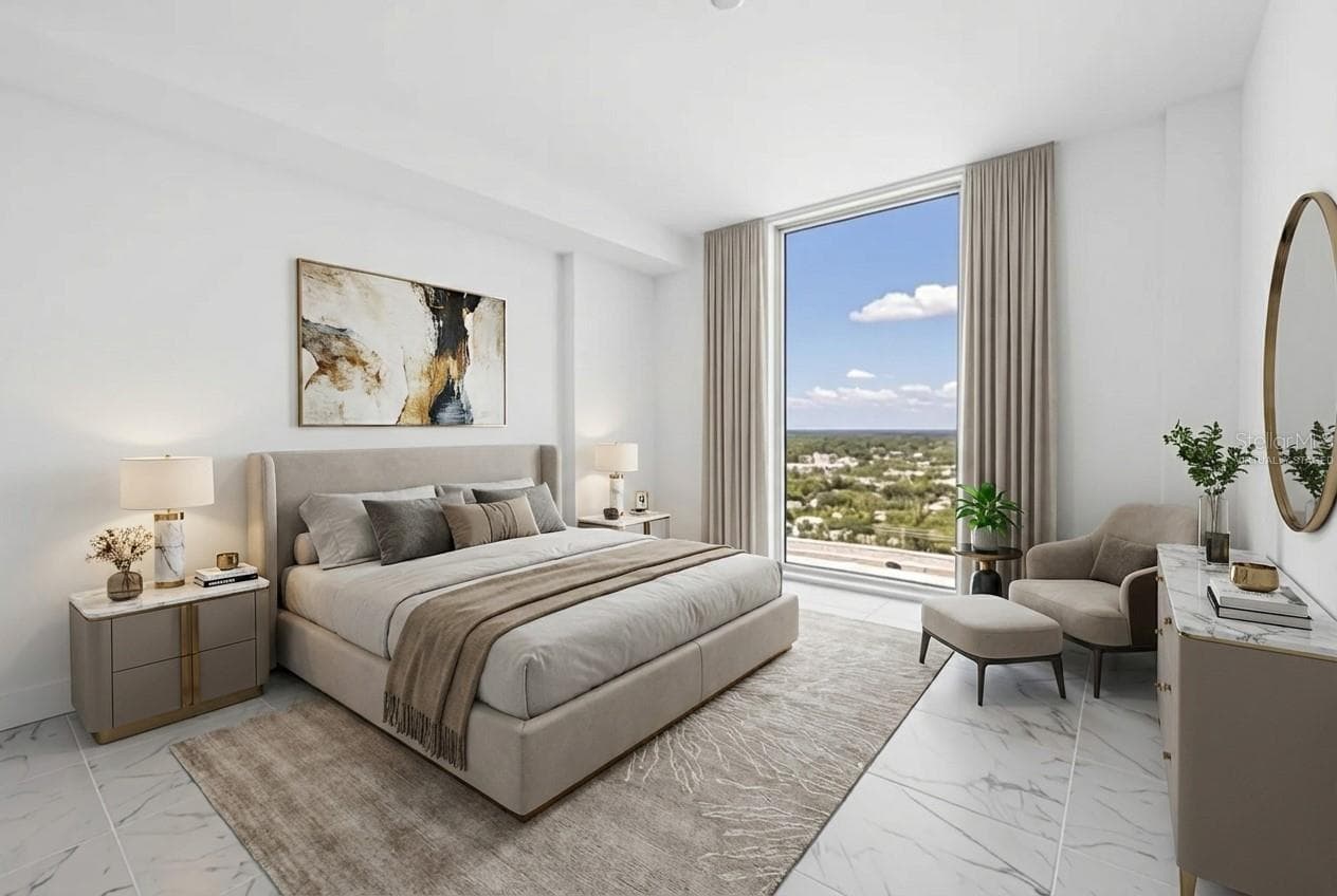 Primary bedroom , very large walk in closet(virtually staged) - 777 3RD AVE N #1703, ST PETERSBURG