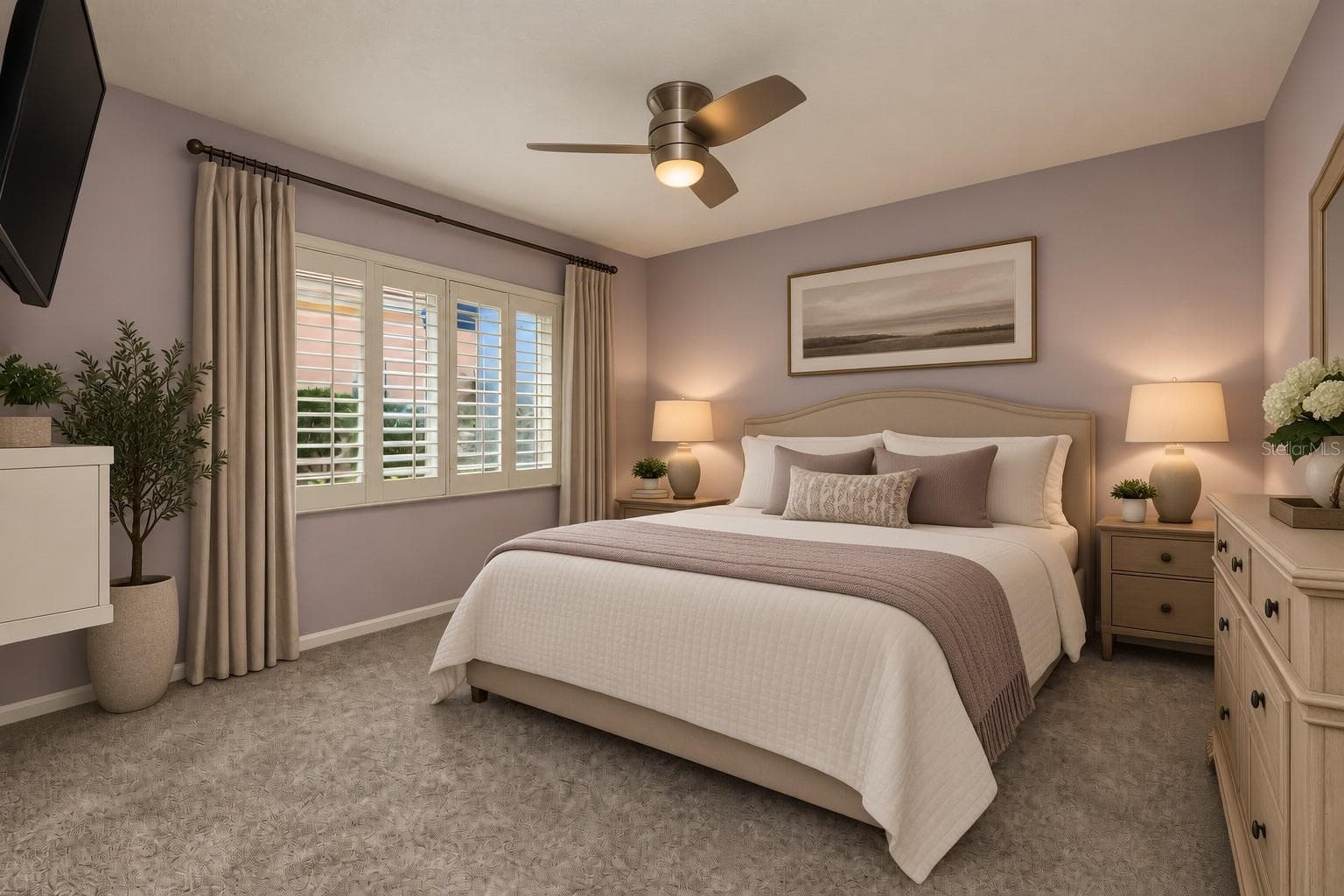 staged 3rd bedroom - 2233 PINNACLE CIR S, PALM HARBOR