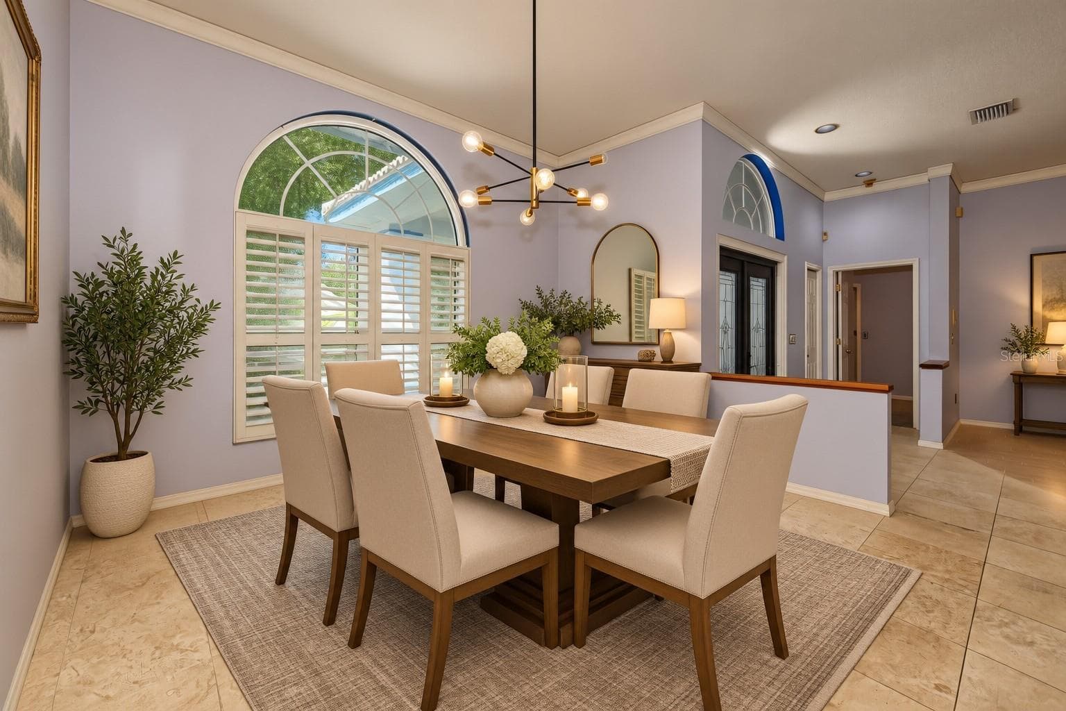 staged dining room - 2233 PINNACLE CIR S, PALM HARBOR