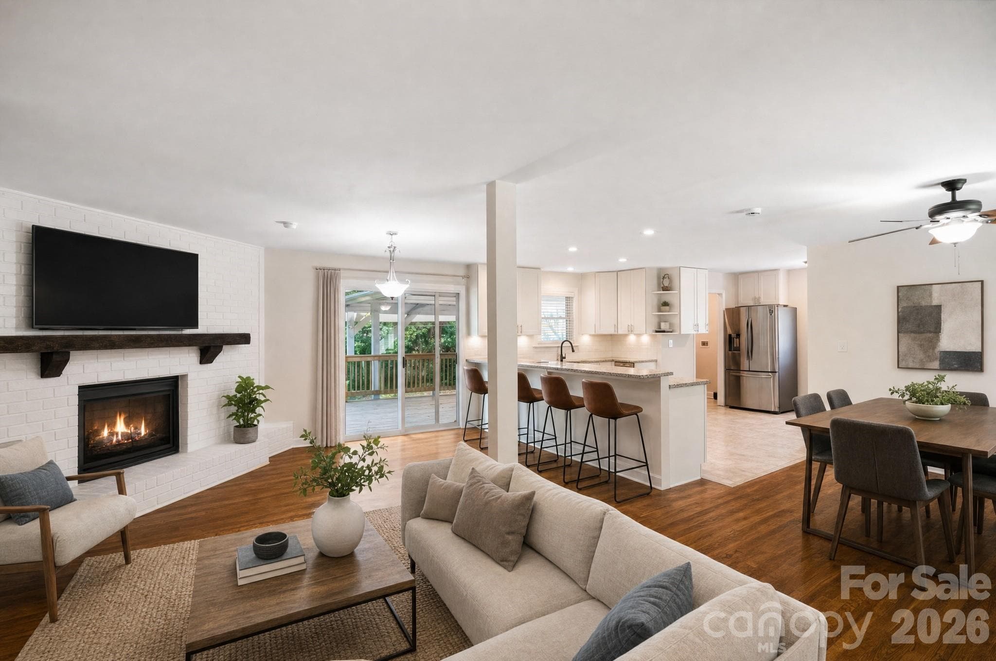 Virtually Staged - 6414 Elmwood Circle, Charlotte