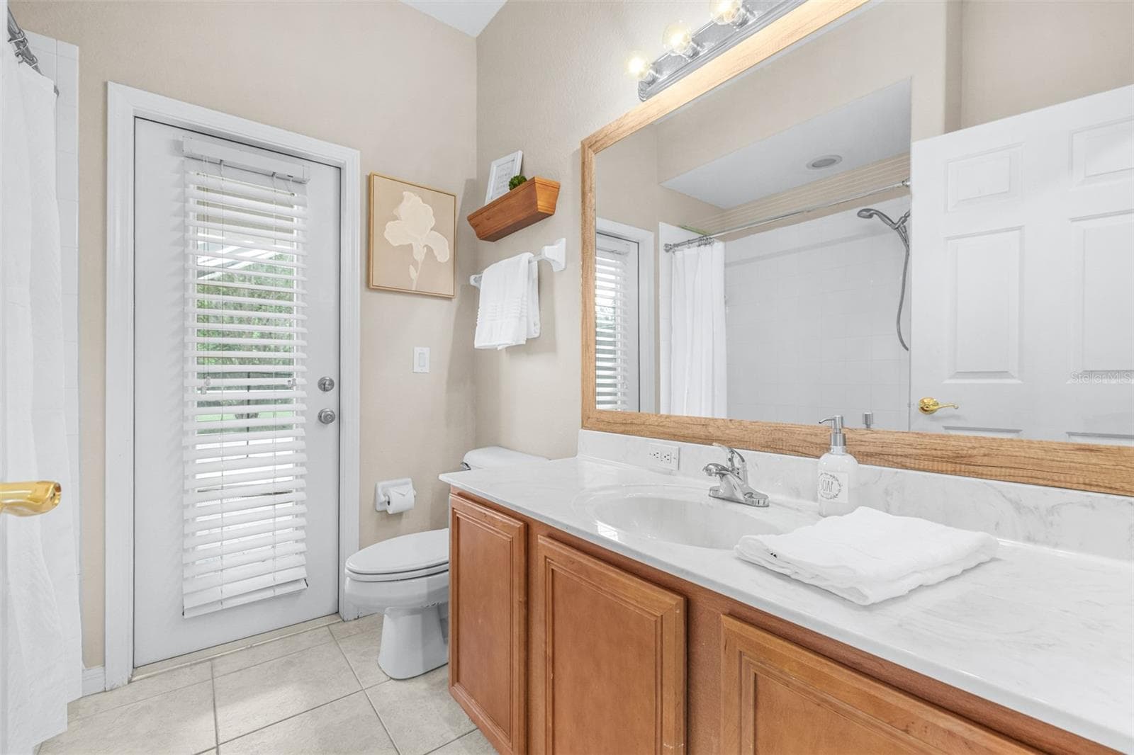 Ensuite bathroom also doubles as pool bath - 27015 FIREBUSH DR, WESLEY CHAPEL