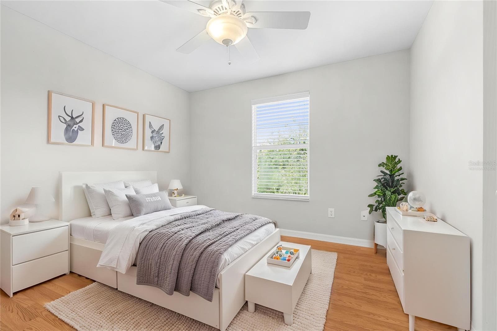 Virtually staged bedroom 4 - 27015 FIREBUSH DR, WESLEY CHAPEL
