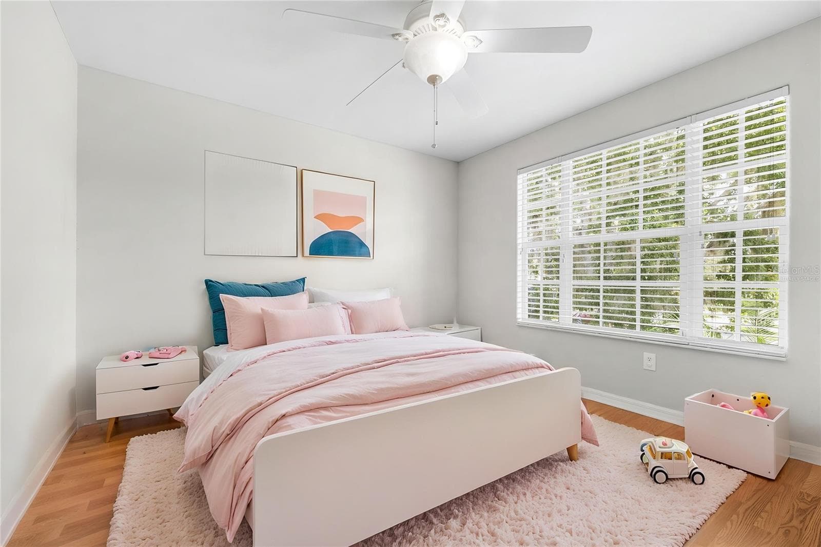 Virtually staged bedroom 5 - 27015 FIREBUSH DR, WESLEY CHAPEL