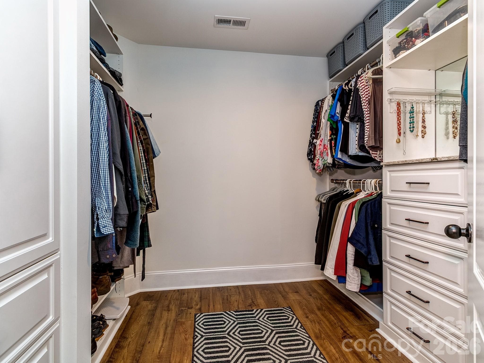 Primary walk in, custom closet - 2844 Georgia Avenue, Charlotte