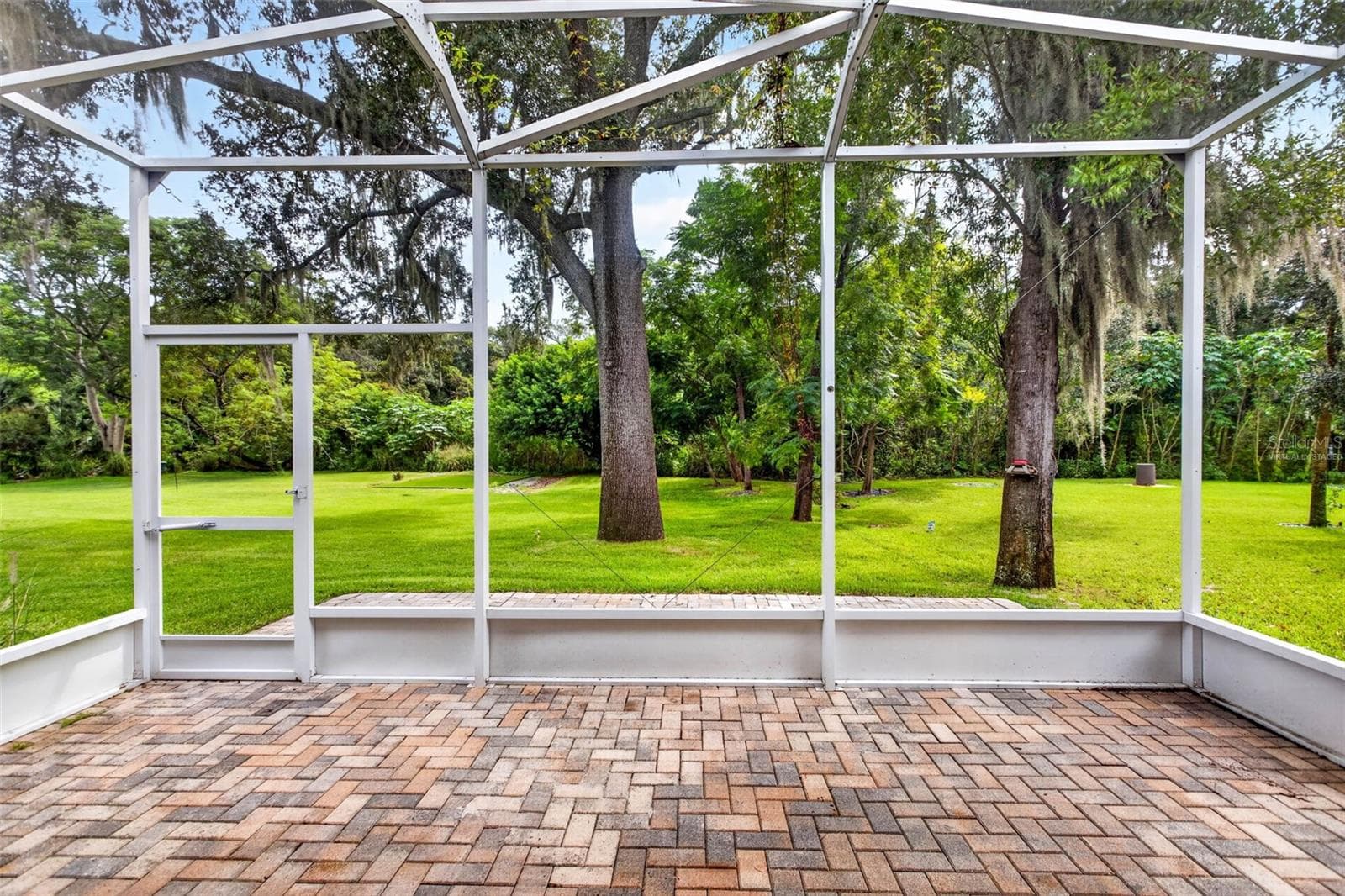 outdoor back patio - 14619 ROCKY BROOK DR, TAMPA