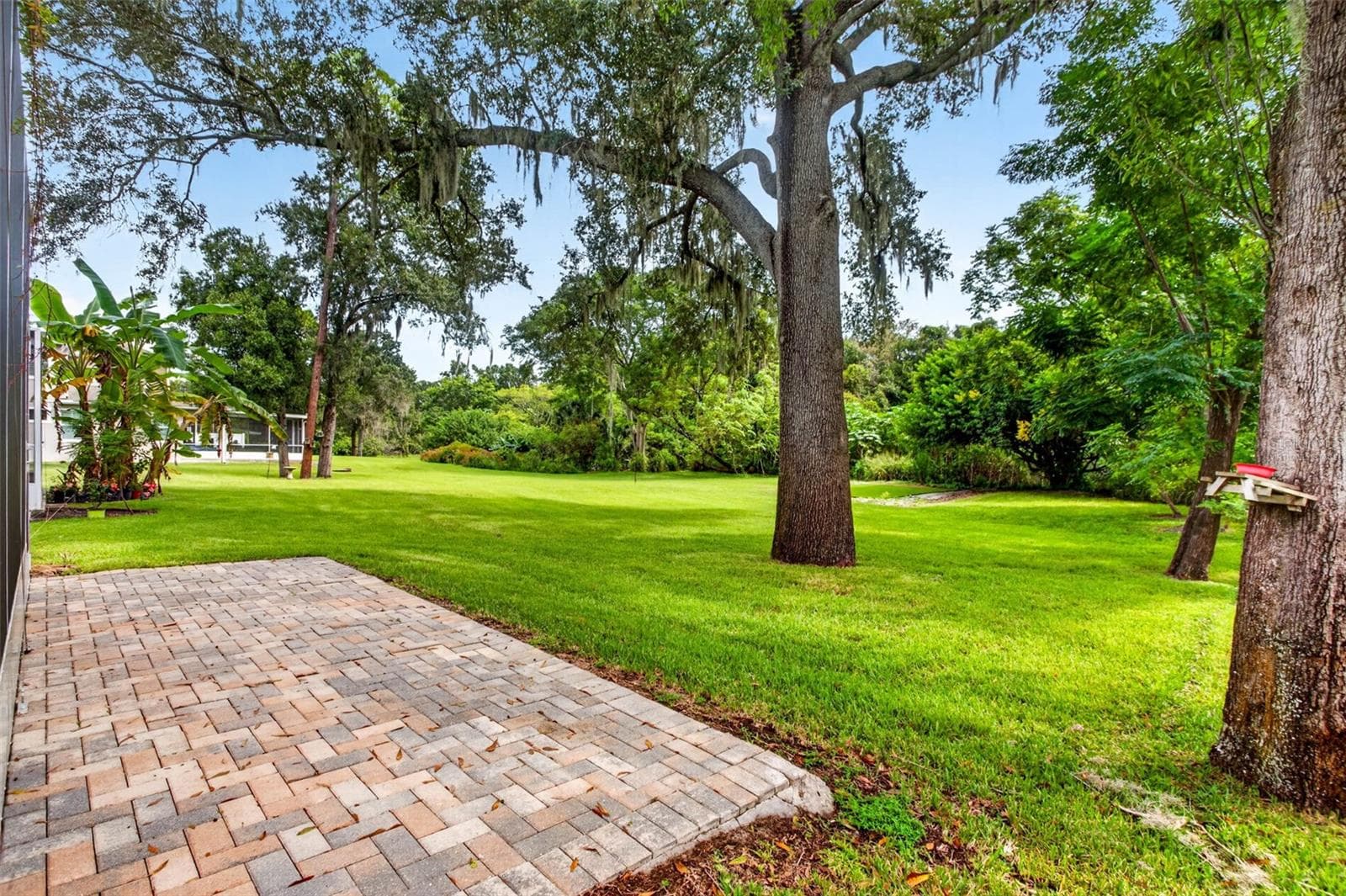 extended patio - 14619 ROCKY BROOK DR, TAMPA
