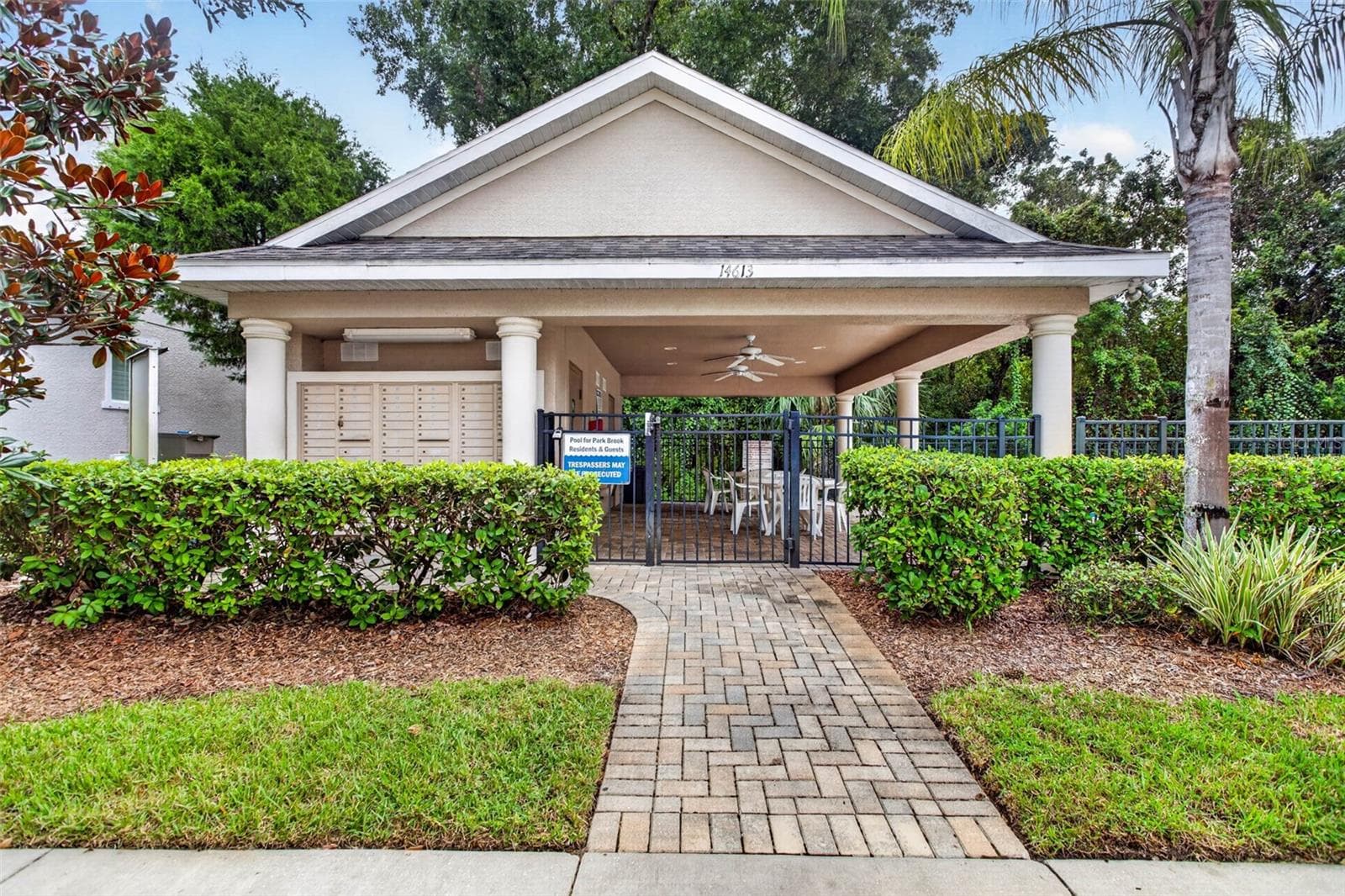 community pool area - 14619 ROCKY BROOK DR, TAMPA