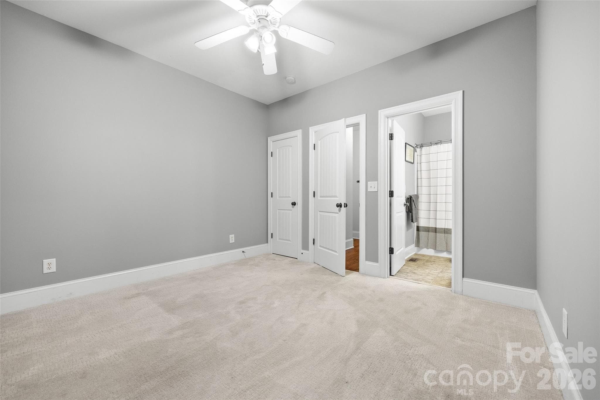 first floor bedroom connects to bathroom - 1312 Muirfield Court, Rock Hill