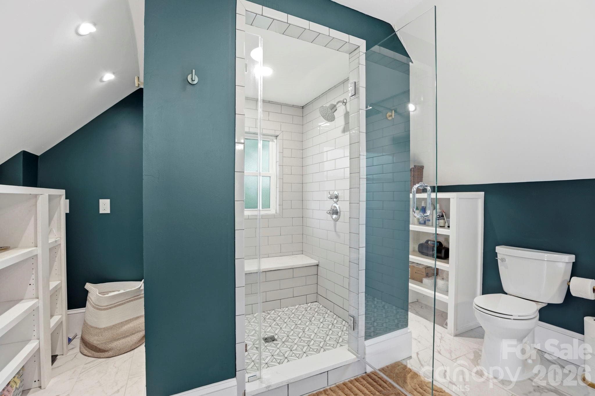 Double shower head - 60 Roberts Street, Asheville