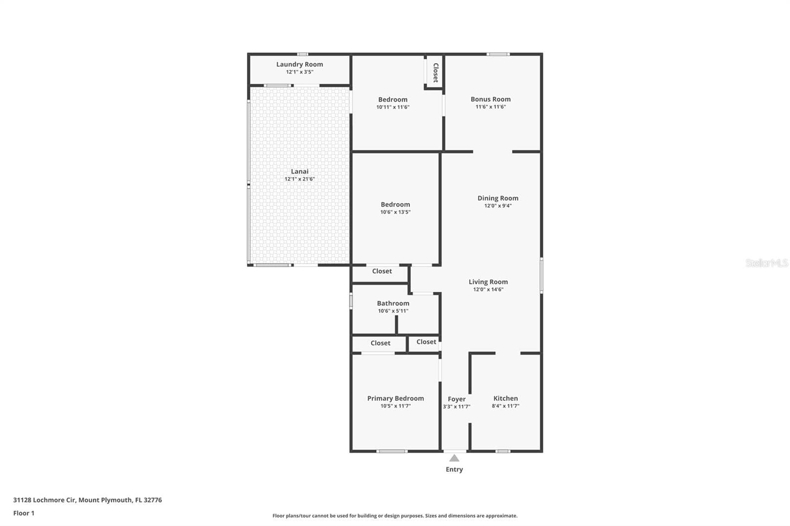 Floor Plan - 31128 LOCHMORE CIR, MOUNT PLYMOUTH