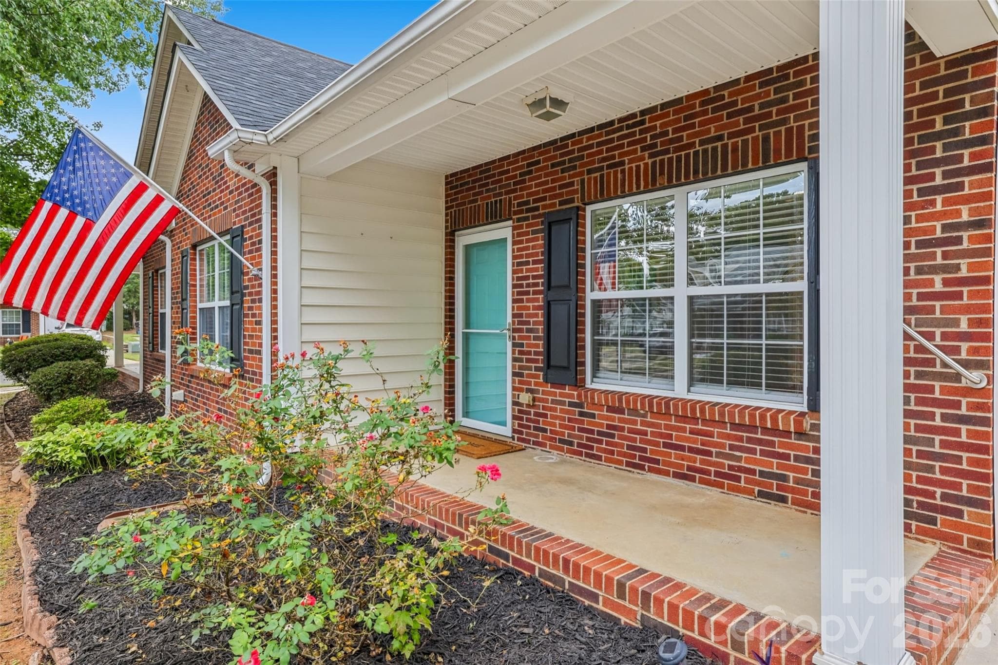Front porch - space for rockers - 1720 Clemmon Sanders Circle, Rock Hill
