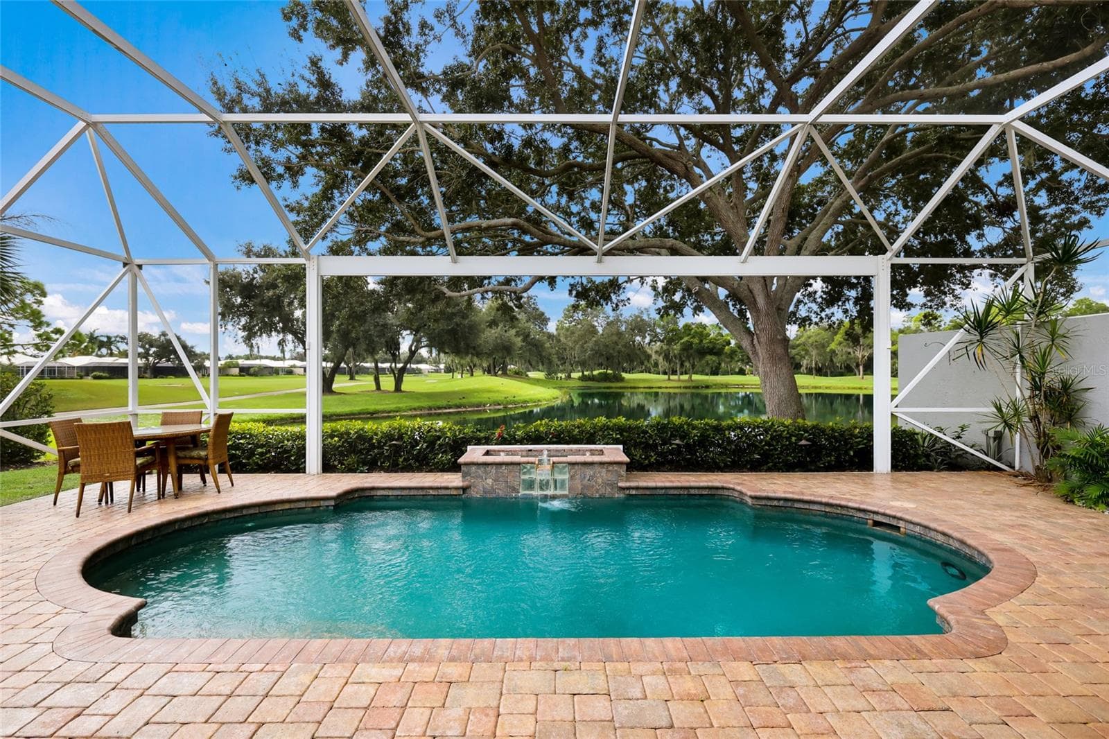 Beautiful water and golf course views - 8728 52ND DR E, BRADENTON