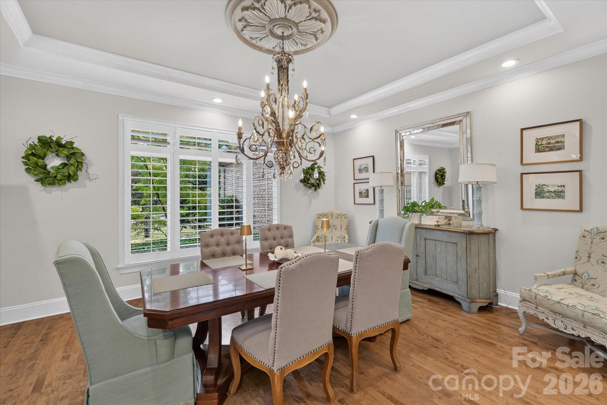 Formal dining room - 1005 Firethorne Club Drive, Marvin