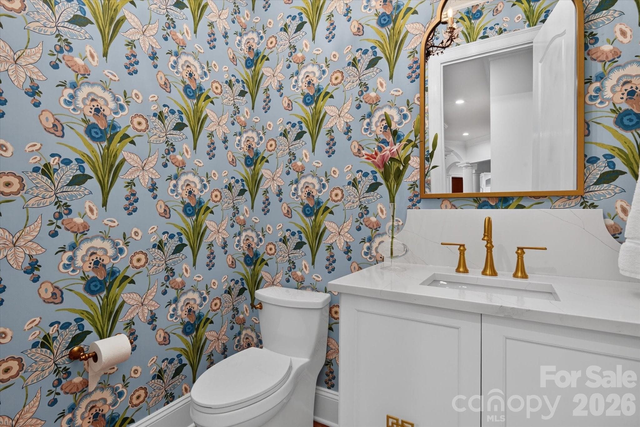 Powder room - 1005 Firethorne Club Drive, Marvin