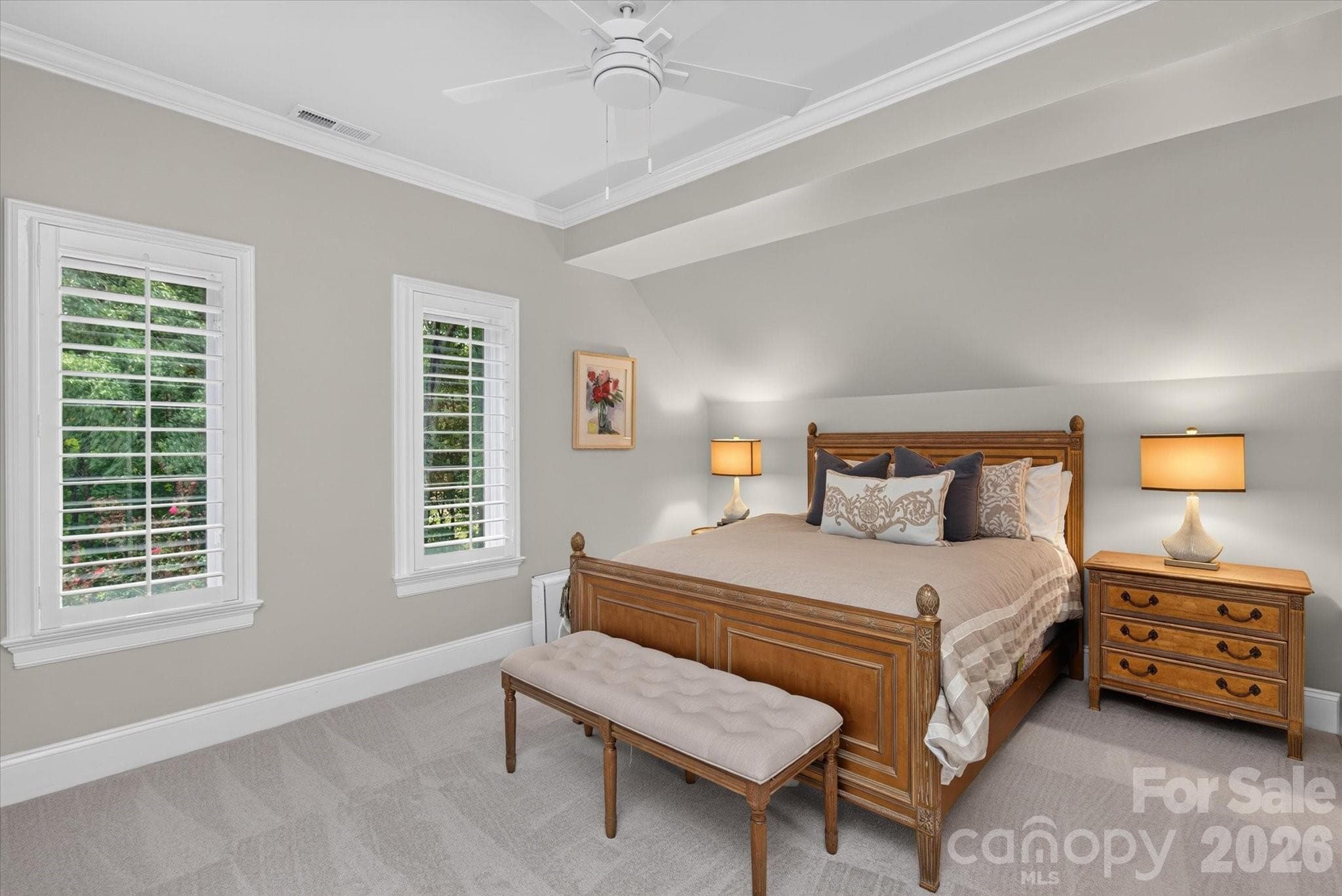 Secondary bedroom with Jack and Jill bath - 1005 Firethorne Club Drive, Marvin