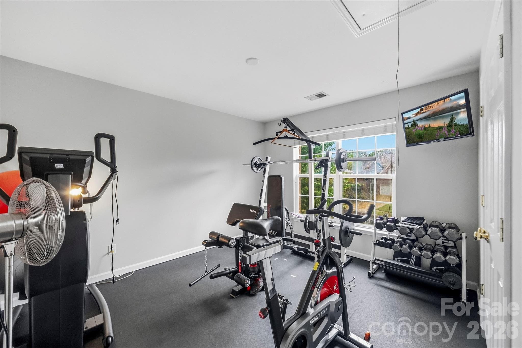 Secondary bedroom 3, currently being used as a gym - 1909 Oroville Court, Charlotte