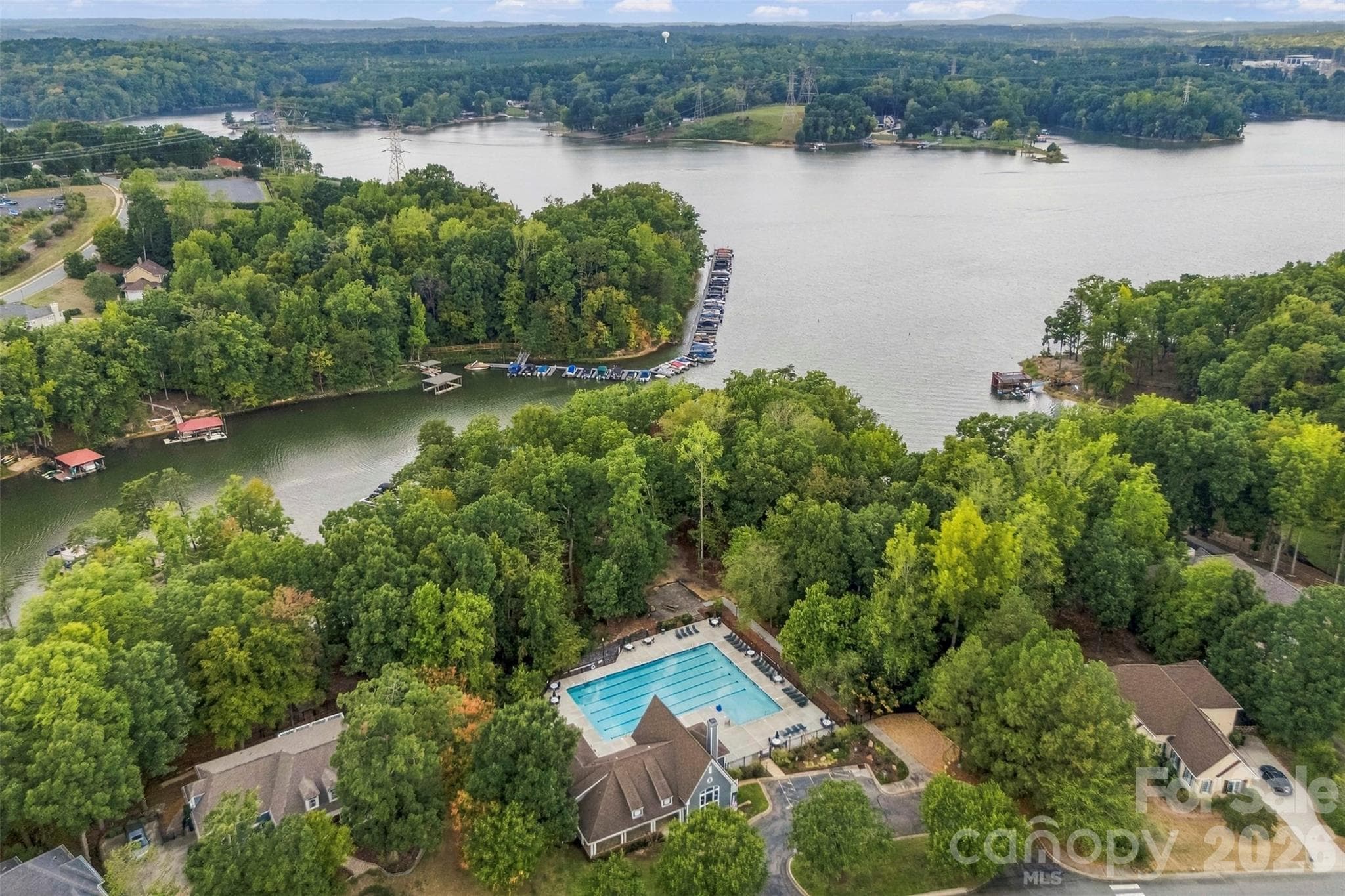 Clubhouse with lake access - 1909 Oroville Court, Charlotte