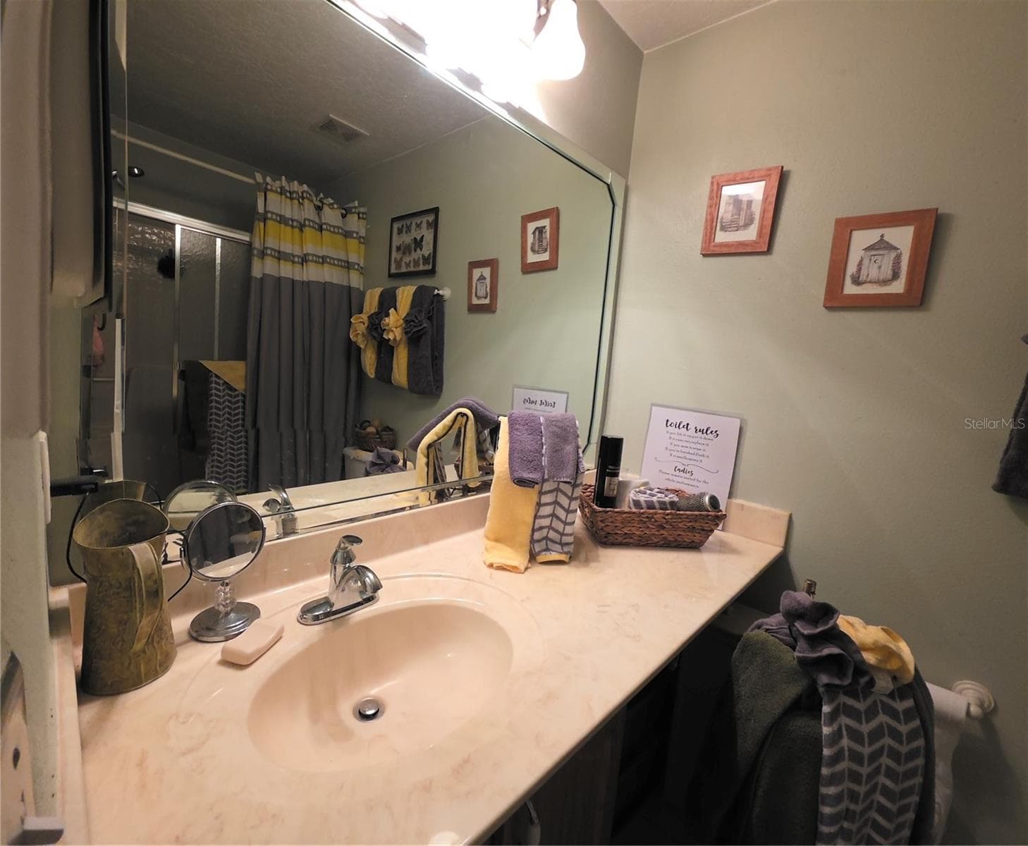 Large vanity area-Second bathroom - 3154 SNOW DR, DELTONA