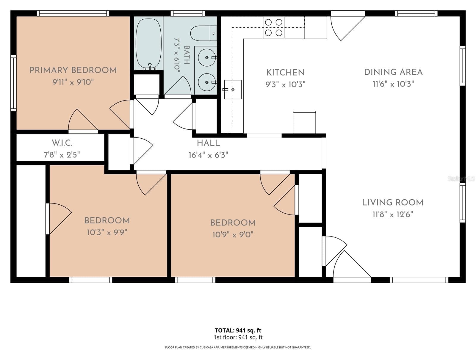 Floor Plan - 930 ALCAZAR WAY S, ST PETERSBURG