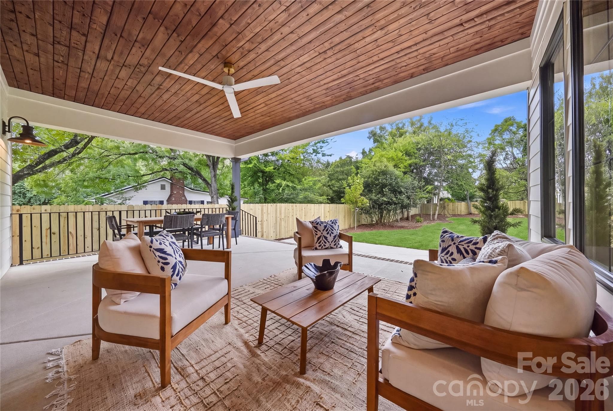 Covered patio - 1115 Lomax Avenue, Charlotte