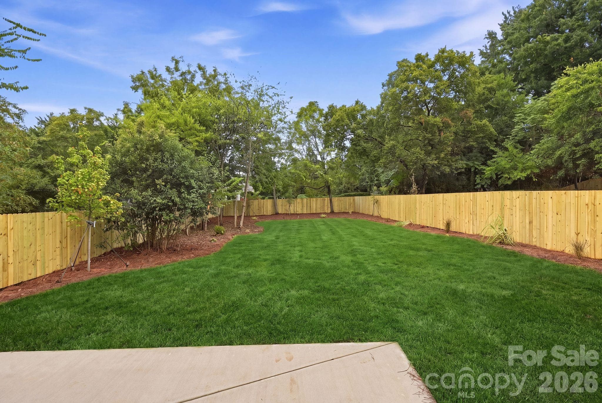 Fenced backyard - 1115 Lomax Avenue, Charlotte