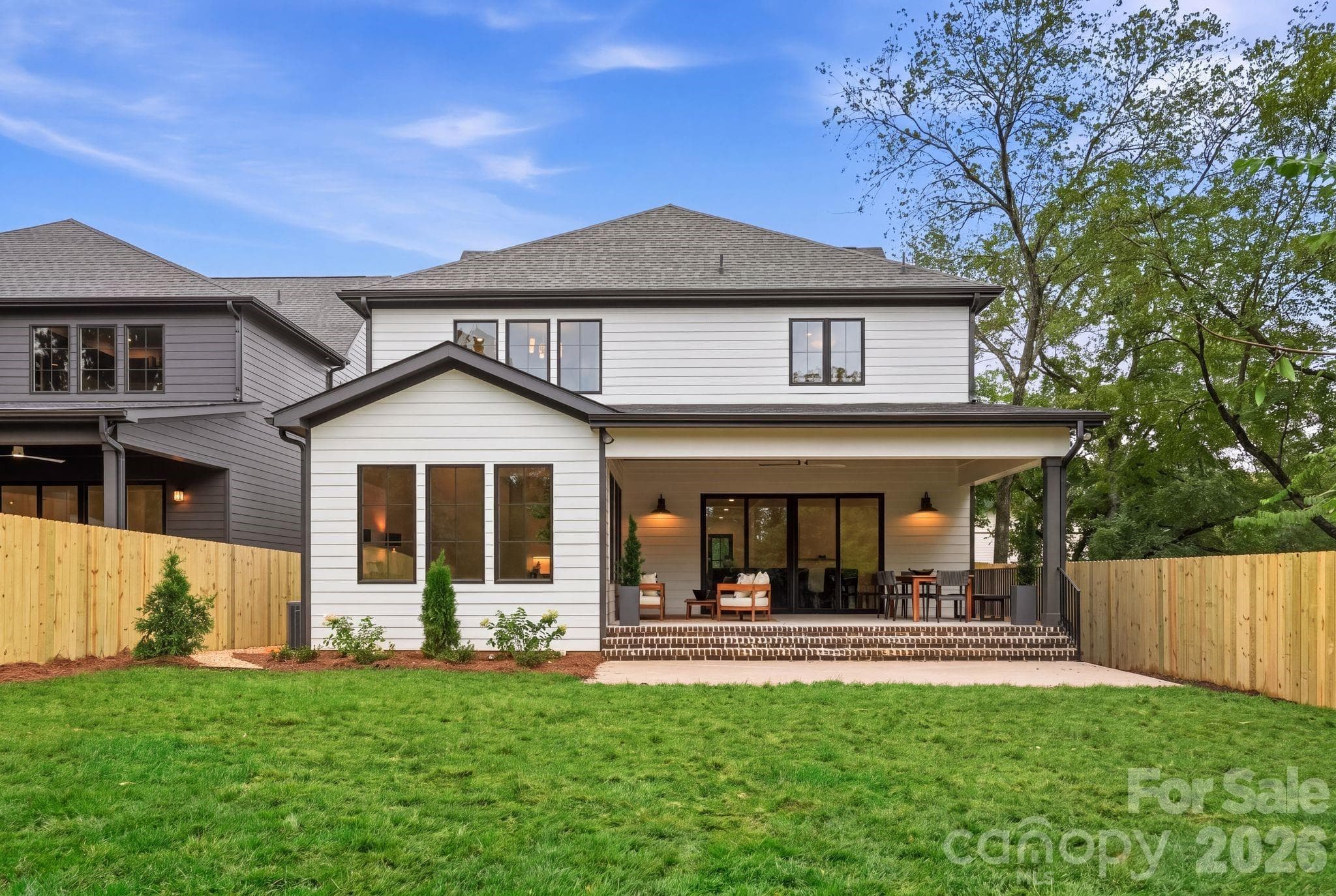 Rear daytime exterior - 1115 Lomax Avenue, Charlotte