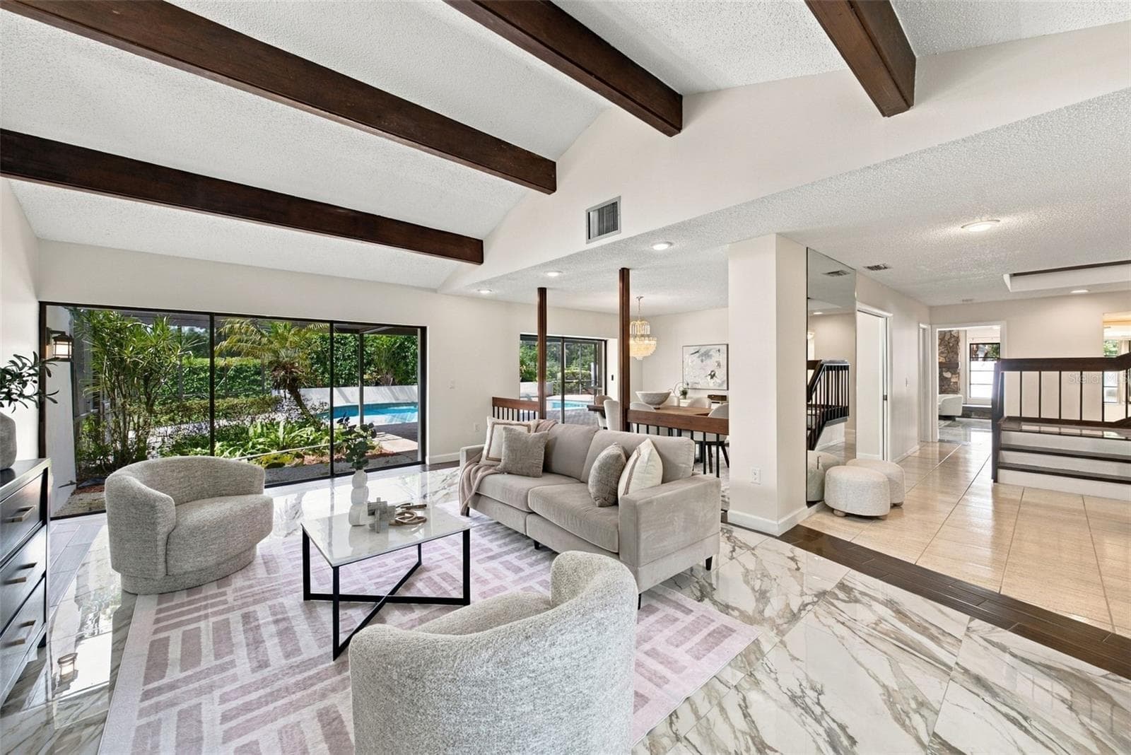 Family Room Looking Towards Entrance - 2924 TORREY PINES CT, CLEARWATER