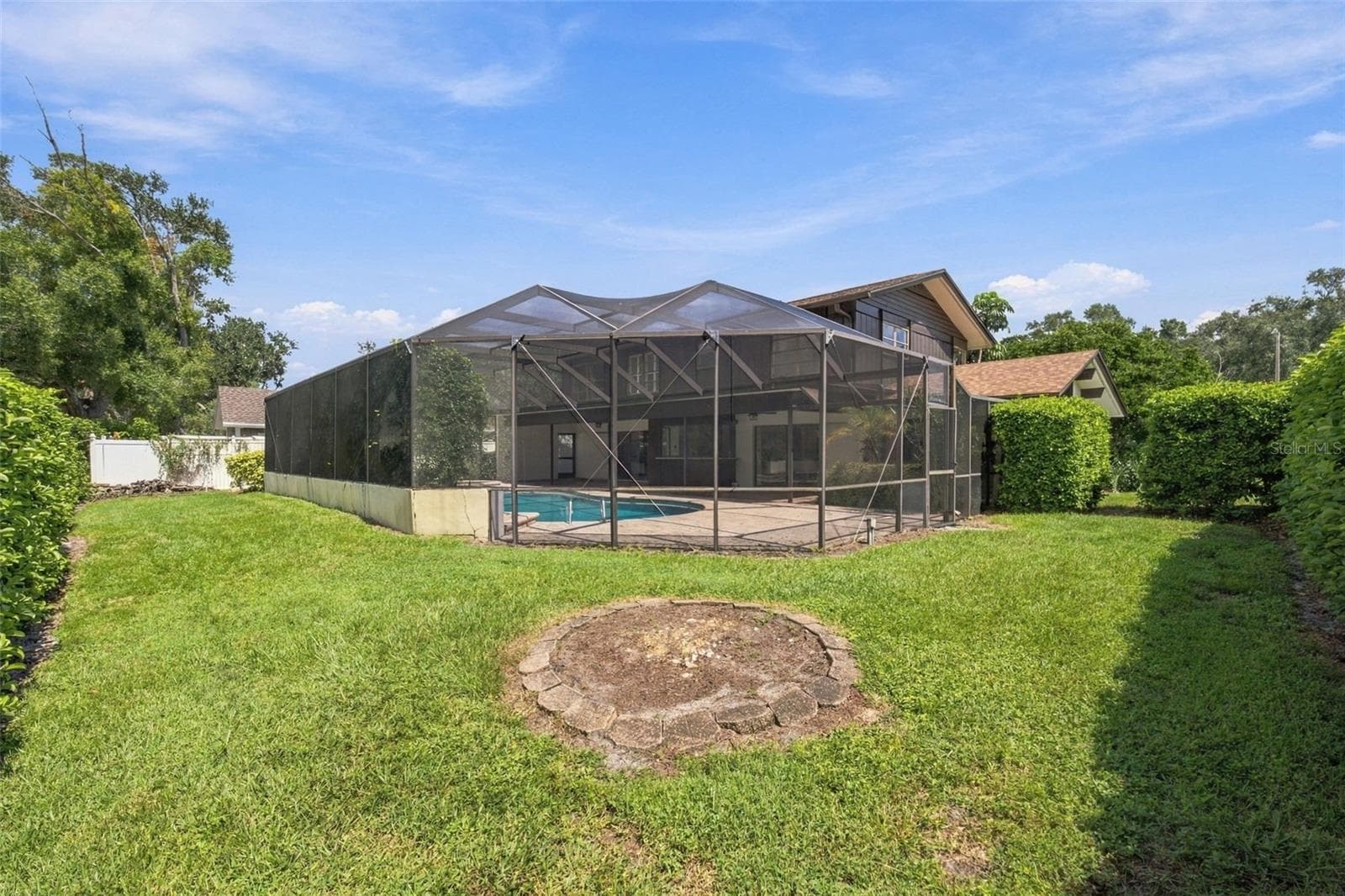 Back Yard - 2924 TORREY PINES CT, CLEARWATER