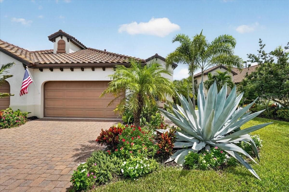 Front of House With Custom Plantings - 11241 MCDERMOTT CT, ENGLEWOOD