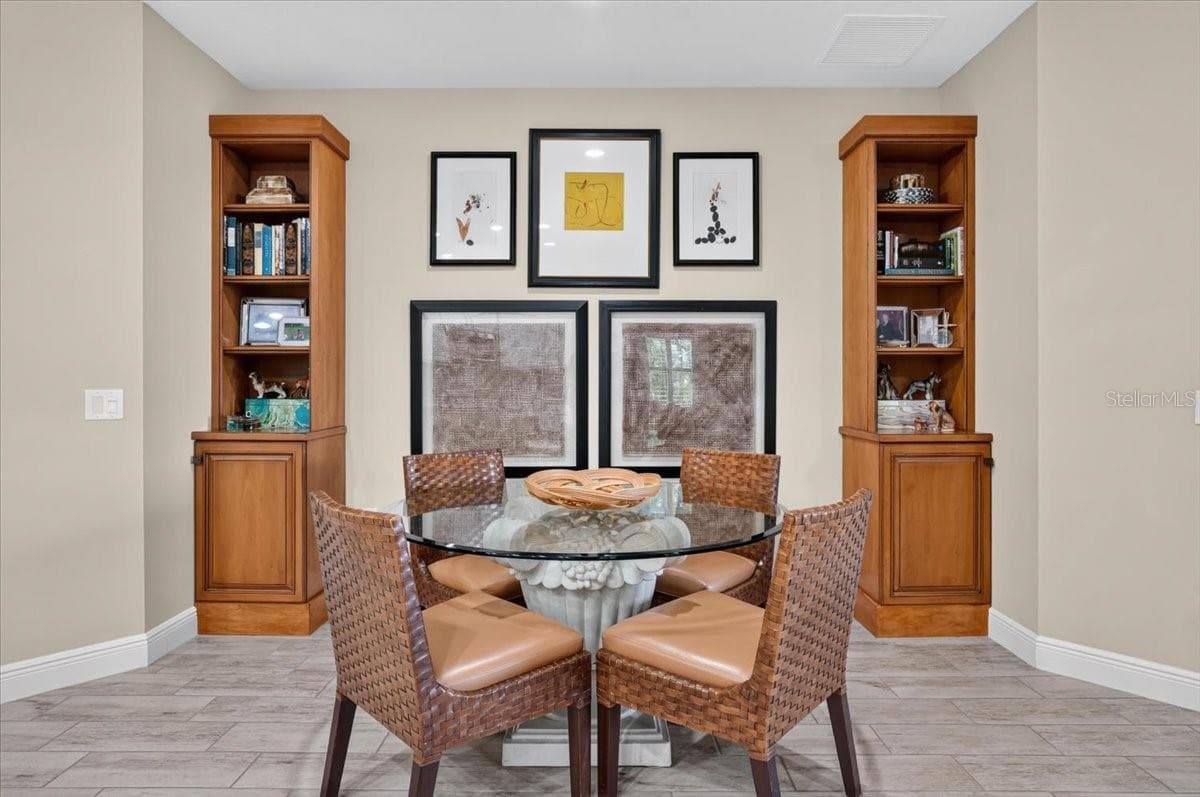 Dining Room With Built-Ins - 11241 MCDERMOTT CT, ENGLEWOOD