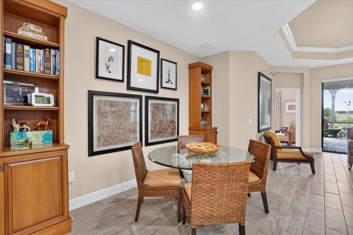 Dining Room With Built-Ins - 11241 MCDERMOTT CT, ENGLEWOOD