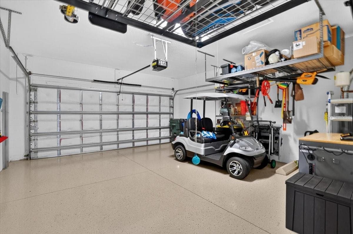 2-Car Garage with Overhead Storage - 11241 MCDERMOTT CT, ENGLEWOOD