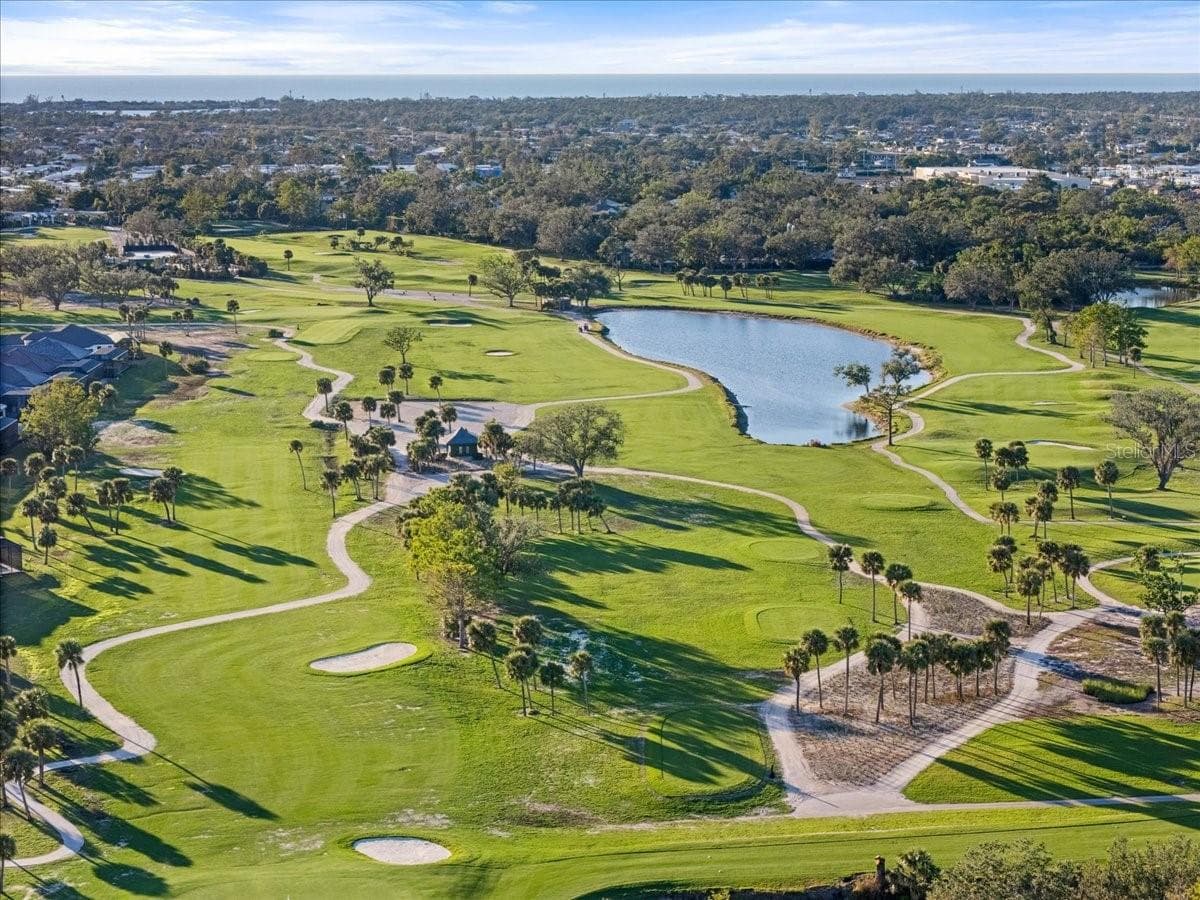 Aerial View of Newly-Renovated Golf Course - 11241 MCDERMOTT CT, ENGLEWOOD